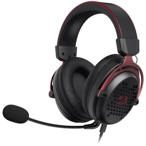 Headset Gamer Redragon Diomedes, Som Surround 7.1, Microfone Removível, Preto, H386