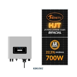 Gerador Edeltec Solar Deye 8,40 Kwp Mon. 220v S/estrutura (8k/700w Bifacial)
