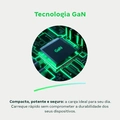 Carregador Ultra Rapido 32w C/ 3 Portas Usb (2 Usb-a + 1 Usb-c) Gan Ec12 - 4820192