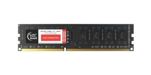 Memória NTC 4GB DDR3 1600 Mhz - UDIMM