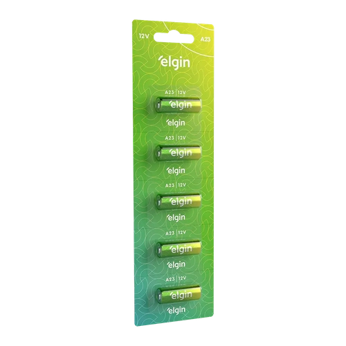 PILHA ALCALINA A23 ELGIN CARTELA C/5