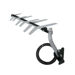 Antena Externa Digital para Tv 2 Em 1 Hdtv/uhf Dtv-1500 Com Mastro e Cabo 10 Metros
