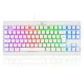 Teclado Gamer Redragon Dark Avenger Lunar White RGB Switch Azul - K568W-RGB PT-BLUE