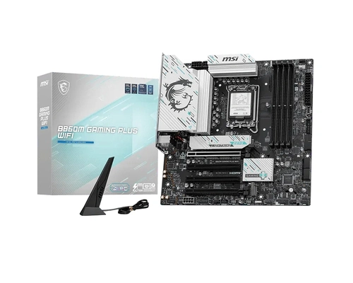 Placa Mãe MSI B860M Gaming Plus WIFI, Intel LGA 1851, ATX, DDR5, Bluetooth, 911-7E42-003