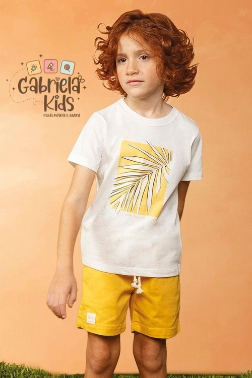 Conjunto Mostarda Vida Boa Brisa e Paz