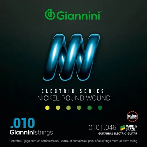 ENCORDOAMENTO GUITARRA 0.010 GEEGST10 NIQ