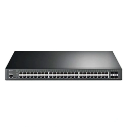 Switch Tp-link Gerenciável Giga L2+48 4s Sfp Poe - Tl-sg3452p