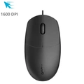 Mouse Rapoo N100 1600DPI Preto USB - RA017