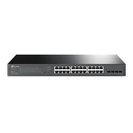 Switch Smart Gigabit C/ 24 Portas Poe+ e 4 Slots Sfp Jetstream Tl-sg2428p Smb