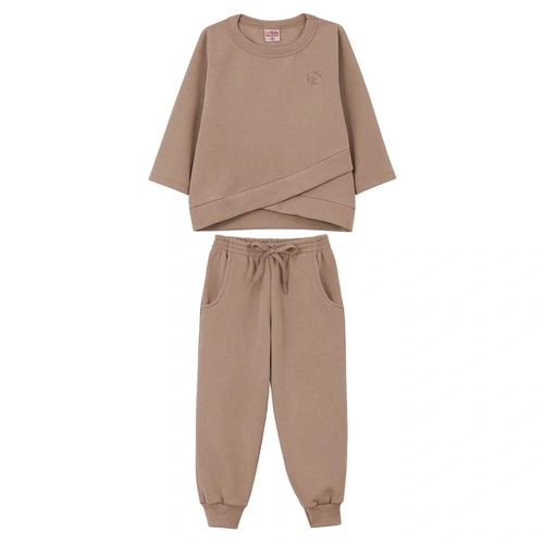 Conjunto Blusão e Calça Moletom Lik Kids - Feminino