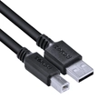 Cabo para Impressora Usb a 2.0 Macho para Usb b 2.0 Macho 28awg Puro Cobre 3 Metros - Puabm2-3
