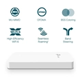 Access Point Tp-link Wi-fi 6 Gigabit Ax1800 Montavel Em Parede - Eap615 Wall
