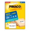 Etiqueta Adesiva Pimaco Carta 6095 59,27 X 85,73mm com 10 Folhas