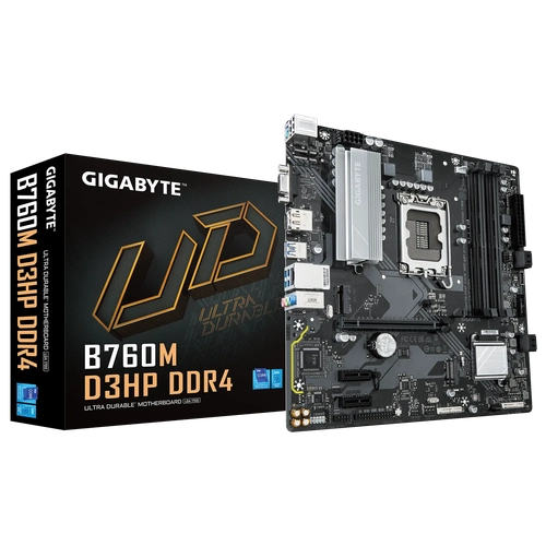Placa Mãe LGA 1700 Gigabyte B760M D3HP DDR4 Intel