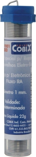 Solda Cobix Tubinho 63x37 1.0mm 22g (36 Unidades)