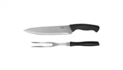 Conjunto do Assador 2 Peças Faca e Garfo, Mor