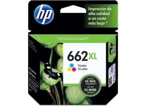Cartucho De Tinta Original HP 662XL Colorido CZ106AB 8ml