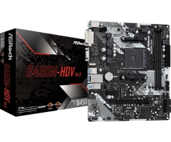 Placa Mãe AM4 Asrock B450M-HDV DDR4