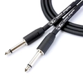 Cabo de Guitarra Ninja Cable 0,20 Mm Conector P10/p10 10ft 3,05 Metros Preto