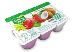 Iogurte Morango e Coco Canto de Minas 540g