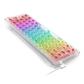 TECLADO MECANICO REDRAGON FIZZ RGB CRYSTAL K617CT-RGB BRANCO