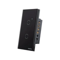 Interruptor Smart Zigbee Touch 2 Preto Ezs 1002 4850048