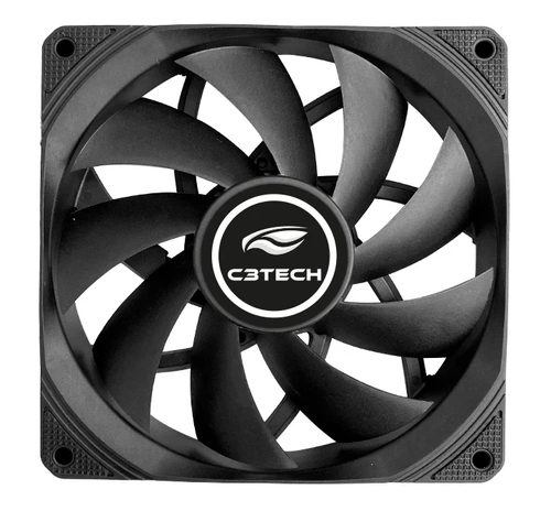 Cooler Gabinete C3tech Preto 120mm - F9-200bk