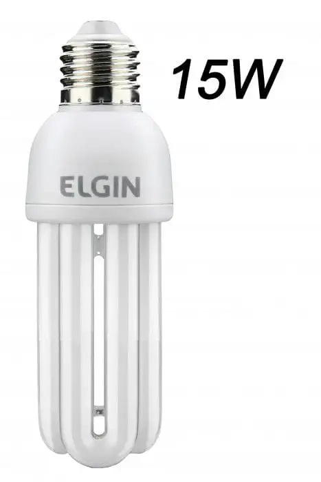 LAMPADA ELETRONICA 3U 15W 127V 6400K E27