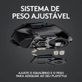 Mouse Gamer Logitech G502, Hero 16k, Lightspeed, Recarregável, RGB Lightsync, 11 Botões, 16000DPI, Sem Fio - 910-005566