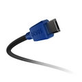 Cabo Micro Usb para Usb a 2.0 - Conector Azul - P/ Ps4 - 3m - Nylon Pcyes - Pmuan-3a