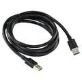 Cabo de Dados Usb a 3.0 Macho para Usb a 3.0 Macho 28awg Puro Cobre 2 Metros - Puam3-2
