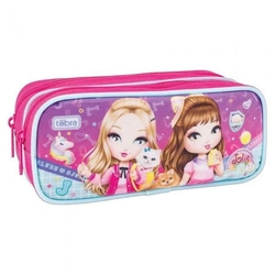 Estojo Escolar 2 Compartimentos Jolie - Tilibra