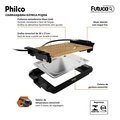 CHURRASQUEIRA ELETRICA PHILCO PCQ10A ANTIADERENTE GOLD 1200W PRETO