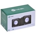 Caixa de Som 2.0 Usb 5v 2x 1w Com Controlador de Volume - Vs-01