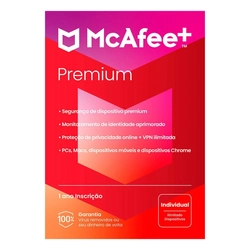 Plus Individual Mcafee + Dispositivos Ilimitados 1 Ano Esd - Mpp31bnrurpid
