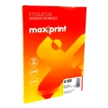 Etiqueta Adesiva Maxprint Carta 6188 106,36 X 138,1mm com 100 Folhas