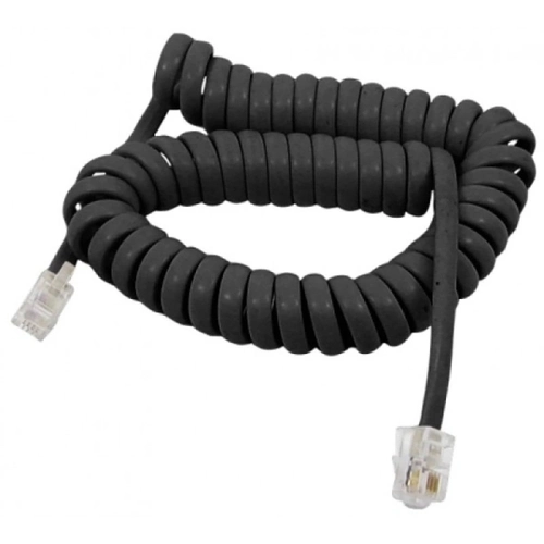 Cabo Telefone Pino Americano 1,8 Metros Espiral Preto