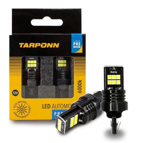 Lampada Led Tarponn Pingo Tp-5059 7043 T20 Canbus Premium 2p 12v 6000k Par