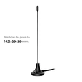 ANTENA PARA TV INTERNA DIGITAL AQUARIO 2,5M - DTV-50