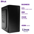 Computador B500 Core I5-12400 2.5ghz Memória 8gb Ddr4 Ssd 256gb Nvme Fonte 450w 80 Plus Bronze Linux Ubuntu