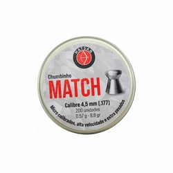 Chumbinho Match 4,5mm 200 un. - (HATSAN)