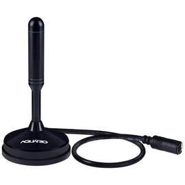 Antena Digital Hdtv 5  Em 1 Vhf/uhf/fm/hdtv/4k Uso Interno Ou Externo Com Cabo 5 Metros Dtv-150