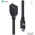 Cabo Usb Tipo c x Extensor Usb a Fêmea 2.0 1.8 Metros - C20uaf-2