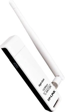 Adaptador Usb Wireless n 150mbps 1 Antena Destacavel 4dbi Tl-wn722n