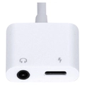 Adaptador Fone de Ouvido Celular Audio P2 3.5mm + Carregador para Usb Tipo c - Adpatc7.1