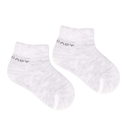 Meia Bebê RN Cano Médio Lisa Leke - Unissex