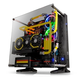 Gabinete Gamer Thermaltake Core P3 TG Blk Wall Mount SGCC, Mid Tower, Vidro Temperado - CA1G400M1WN06
