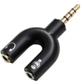 Adaptador Y P2 P3 Split Fone e Microfone Headset
