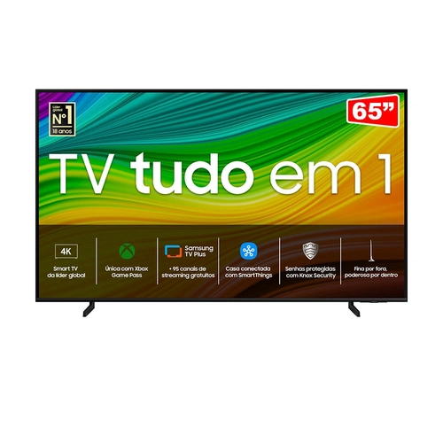 Smart TV Samsung 65 QLED 4K 65Q60D, 60hz, Processador Quantum Lite 4K, Design AirSlim, Alexa built in, QN65Q60DAGXZD