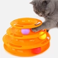 Torre Interativa Bolinha para Gatos - Laranja
